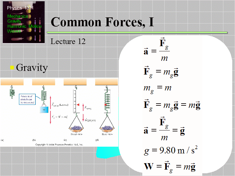 Common Forces, I