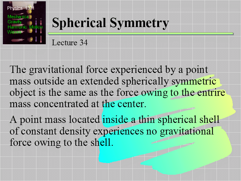 Spherical Symmetry